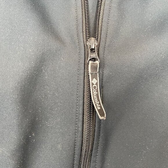 Columbia Mens Full Zip Jacket Size L Outdoor Wear Black Gorpcore Camping Fishing - Picture 7 of 7